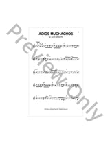 Adios Muchachos piano sheet music cover